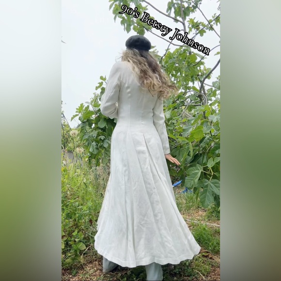 Rare 90’s Betsey Johnson Luxe maxi blazer - Picture 4 of 8